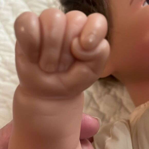 Realistic Baby Doll with Brown Hair - Picture 3 of 7